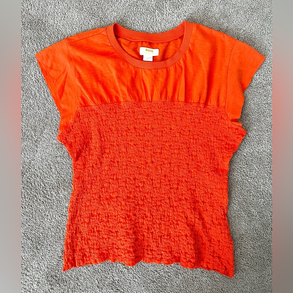 Maeve Smocked Muscle Top by Anthropologie